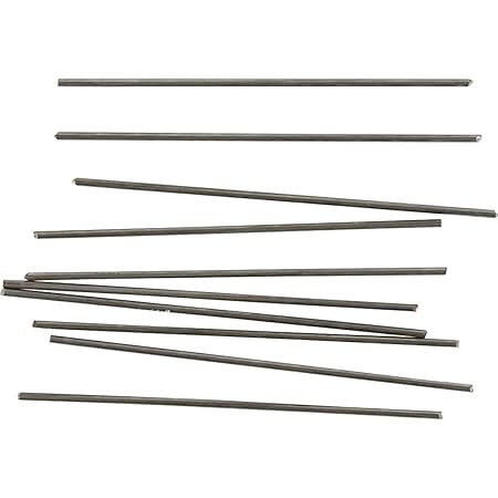 Metallstäbe, D: 2 mm, 10 Stck.