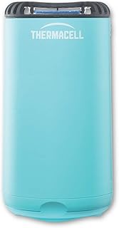 Thermacell Mückenabwehr Protect, innovatives Mückenschutz Standgerät im modernen Design, für Garten, Terrasse und Camping, blau
