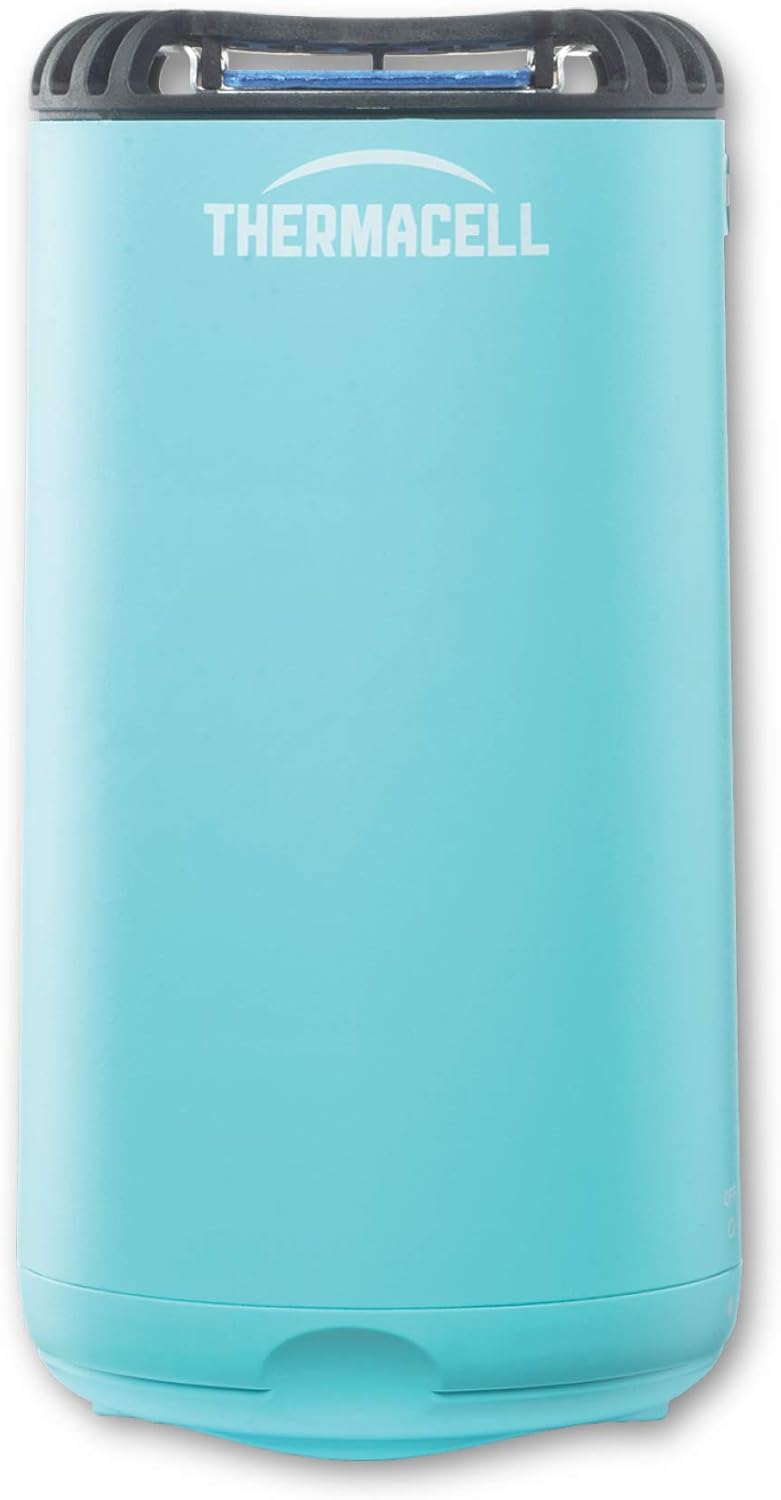 Thermacell Mückenabwehr Protect, innovatives Mückenschutz Standgerät im modernen Design, für Garten, Terrasse und Camping, blau