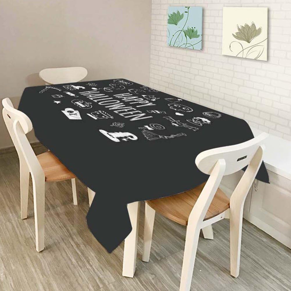 Minions Boutique Waterproof Tablecloth Halloween Printed Table Cloth Dining Table Cover Home Kitchen Wedding Party Table Decoration 9# S