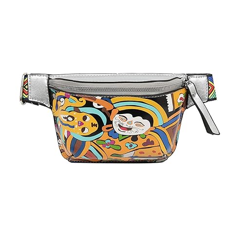Gürteltasche,bestshope Freizeitsport Bauchtasche Hüfttasche Messenger Brusttasche Geldgürtel Hundetasche Doggy Bag Schultertasche Rückentasche Reißverschluss Reisetasche für Damen Herren und Kinder