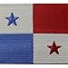 Panama Flag Embroidered Emblem Panamanian Iron On Sew On National Patch