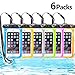 FECEDY Waterproof Cell Phone Pouch,6 Pack Universal Water Proof Dry Bag Case with Neck Lanyard for iPhone Samsung Galaxy,up to 7.5