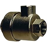 Dixon 79822222 NPT Quick Exhaust Valve, Nickel Plated Brass Body, Nylon Seal, 1/2"