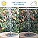 MADETEC Solar Water Fountain Pump with Battery Backup，1.5W Upgraded Submersible Solar Pond Fountain Panel Kit for Bird Bath,Small Pond,Garden and Lawn (Black)
