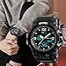 Men's Watches Sports Outdoor Waterproof Military Wrist Watch Date Multi Function Tactics LED Alarm Stopwatch