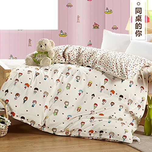 cotton quilt cover/ printing duvet cover/Twin cotton quilt/Duvet cover-A 150x210cm(59x83inch)