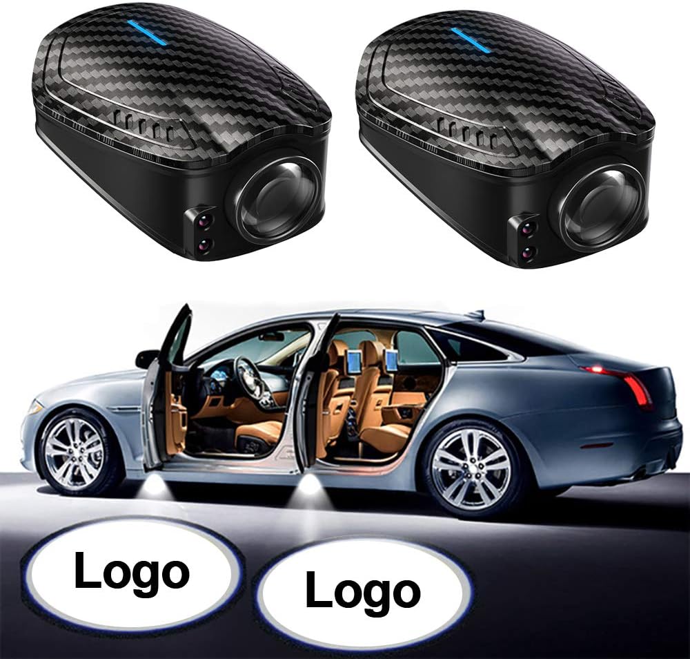 2Pcs Custom logo Rechargeable Wireless Car