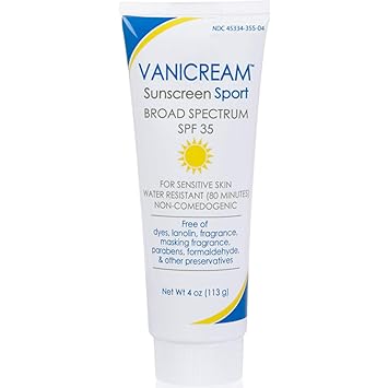 vanicream face sunscreen