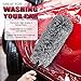 Car and Home Duster, 2 Piece Premium Exterior and Interior Vehicle Microfiber, Lint Free, Wax Free Cleaning Brushes with Zippered Case : Kit by Z&O