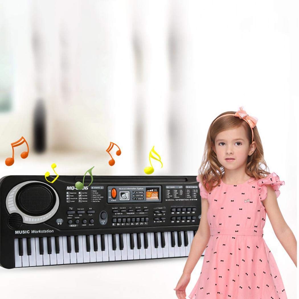 melysUS Baby Music Instruments Electronic Keyboard Piano Kids Learning Toys with Mic Pianos & Keyboards