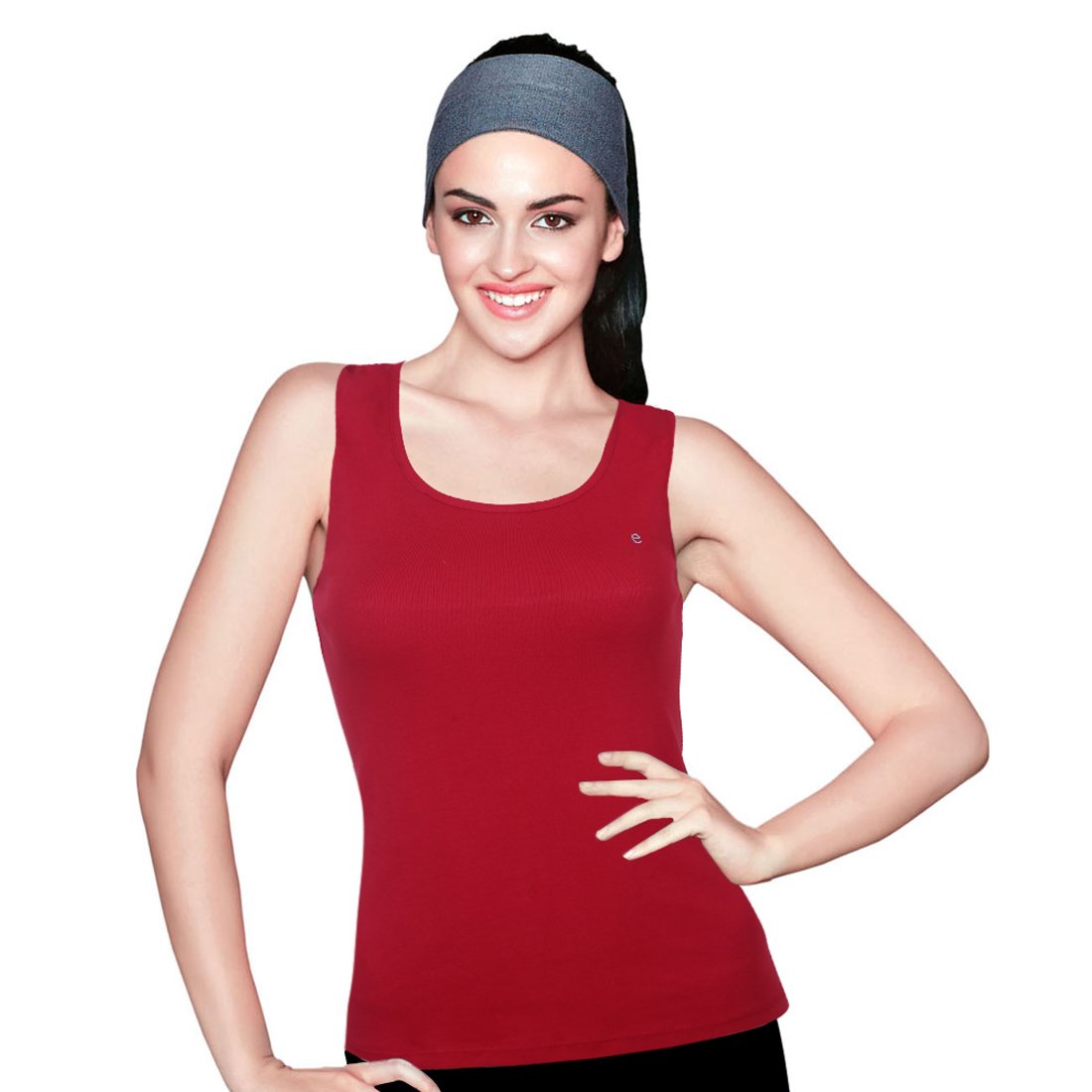 enamor women's cotton racerback topenamor women's cotton racerback top