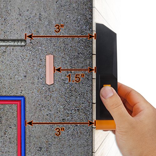 Stud Finder, Genround 3-In-1 Wall Scanner With Stud Sensor, Ac Sensor, Metal Scanner & LCD Display & Sound Alert | Multi Wall Detector for AC Live Wire, Metal & Wood Stud Finder (Without Battery) - Thumbnail 3