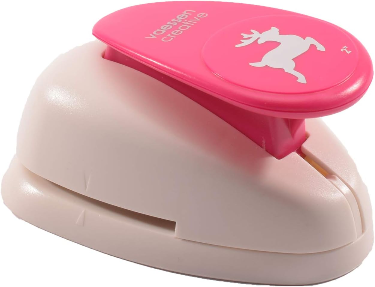 Vaessen Creative Craft Paper Punch - Reindeer - 3,5 x 4,5 cm - Circle Cutter for Crafting and Card Making - Image 3