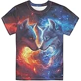 HUIACONG Cool Animal T Shirt for Kids Summer Tshirts School Athletic Shirts Tees Short Sleeve Tops