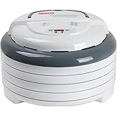 Nesco FD-1040 Gardenmaster Digital Pro Food Dehydrator, for Beef Jerky, Fruit, Herbs, and Snacks, 4 Trays, White