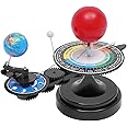 Sun Earth Moon Orbital Model Kit, Upthehill Solar System Sun Earth Moon Orbital Planetarium Model 3D Model Kids Educational Geography Model Astronomical Teaching Tool Sphere Instrument