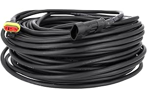 Timbera Low Voltage Cable for Husqvarna AUTOMOWER 105 115H 310 315 315X 320 330X 405X 415X 420 430X 430XH Connection Wire for Transformer Power Supply Adapter & Charging Station 98.42 feet / 30 Meter