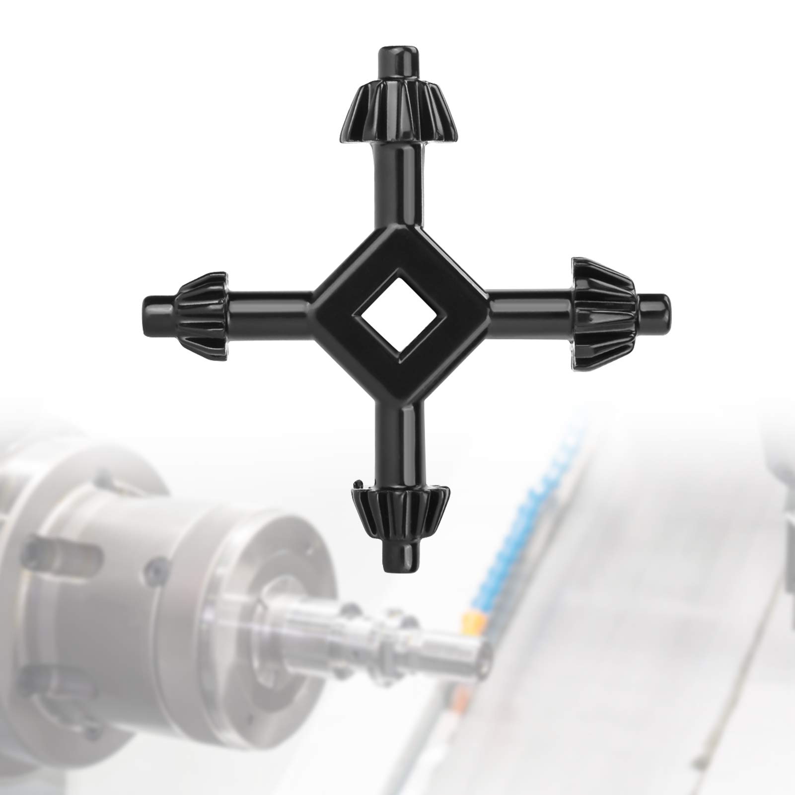 4 in 1 Drills Chuck Key, 4 Way Chuck Key Drill Key Pillar Drill Chuck Key Fit Hammer Drilling Tool with 4 Key Sizes, Suitable for Most Drills and Power Tools