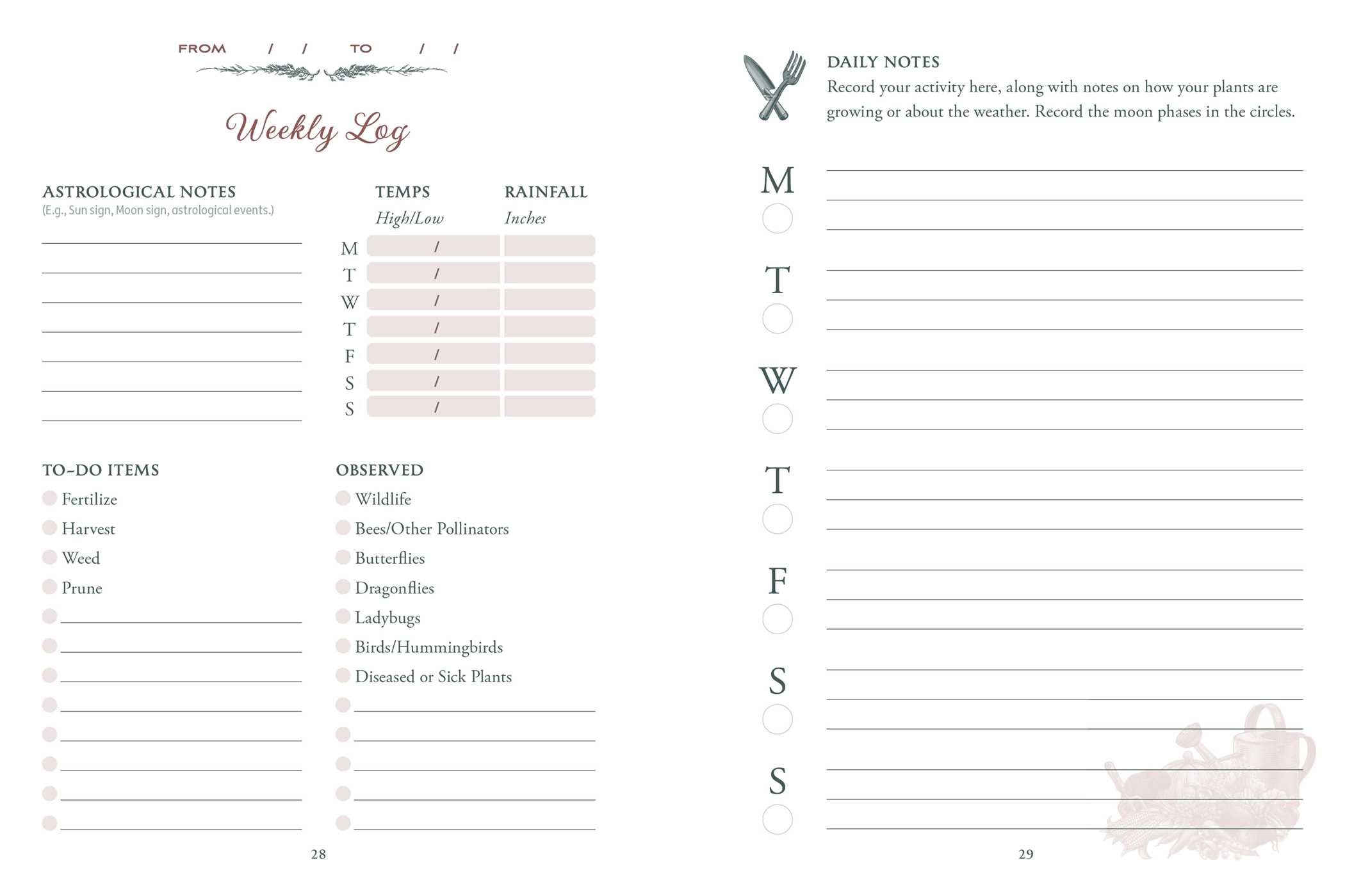 The Green Witch's Garden Journal: From Herbs and Flowers to Mushrooms and Vegetables, Your Planner and Logbook for a Magical Garden (Green Witch Witchcraft Series)