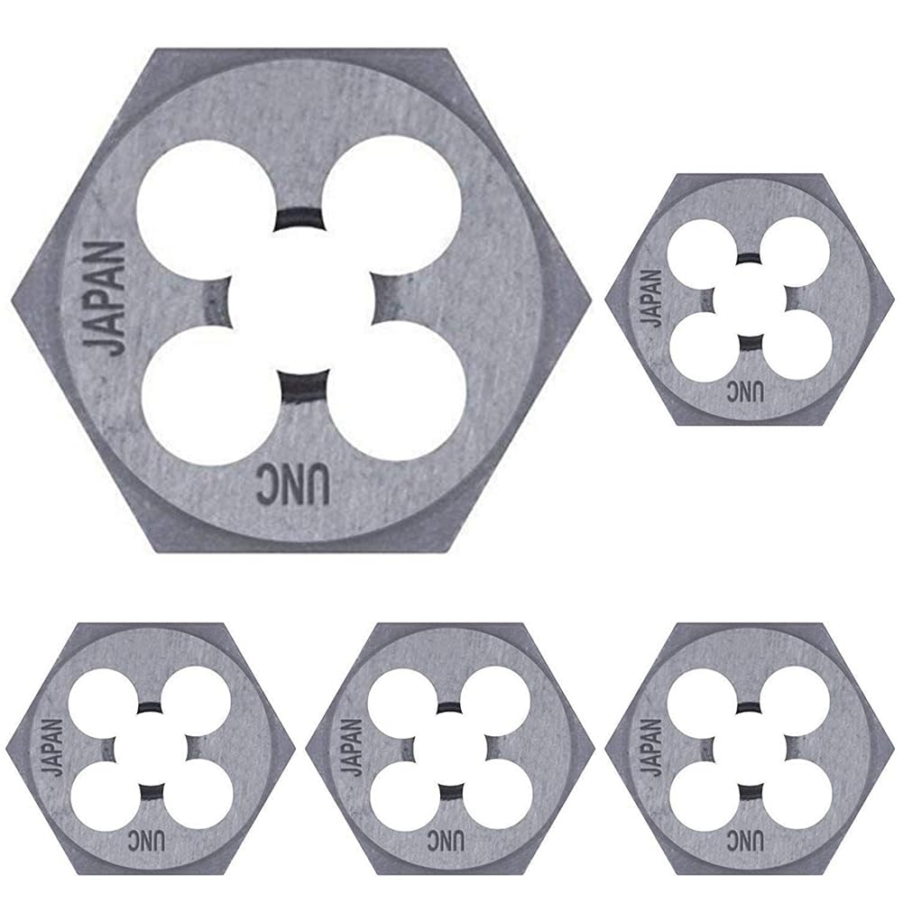 Century Drill & Tool 97614 Metric Hex Die, 10.0X1.25 (Pack of 5)