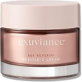 EXUVIANCE AGE REVERSE + Rebuild-5 Antiaging Moisturizer Cream with Shea Butter, Glycerin, Vitamin E, Peony Botanical, PHA, Aminofil, and MicroDiPeptide229, 1.7 oz