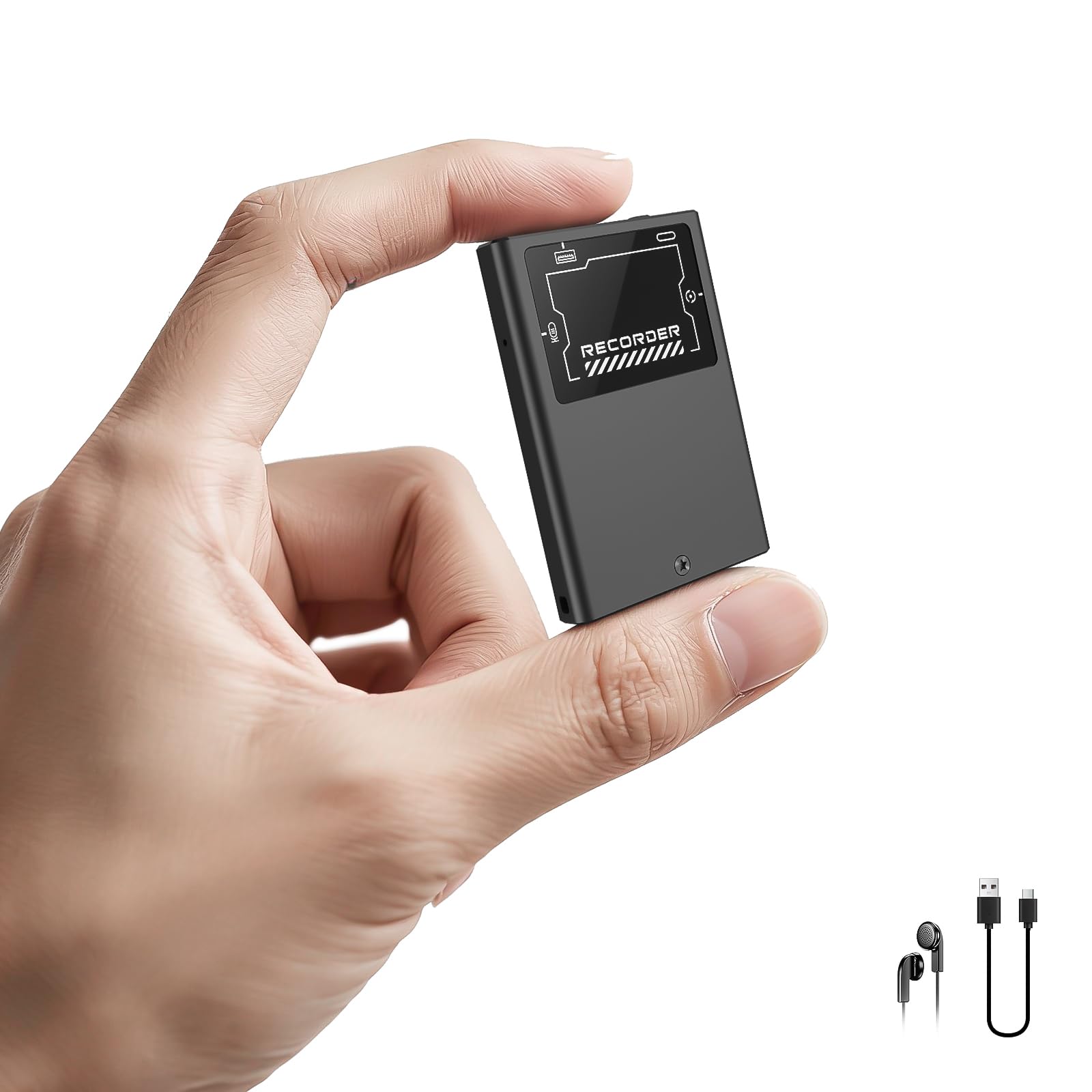 Photo 1 of 72GB Magnetic Voice Activated Recording Device - BUKUCCETA (9800 Hour) Digital Voice Recorder with AI Noise Reduction, Portable Audio Recorder for Lectures, Meetings, and Interviews