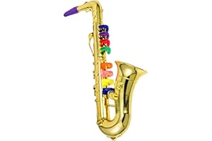 Kids Saxophone Toy, Saxophone Instrument, Music Toy, for Boys Girls Party Birthday Holiday School Performance Stage Role Play