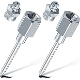 Grease Needle Nozzles, Narrow Tips For Tight Spaces, 1/8 Inch NPT, 1 Pcs | Durable Alloy Body, For Use With Hand-Operated Grease Guns, Ideal For Shafts, Machinery, And Metal Parts, Easy to Use