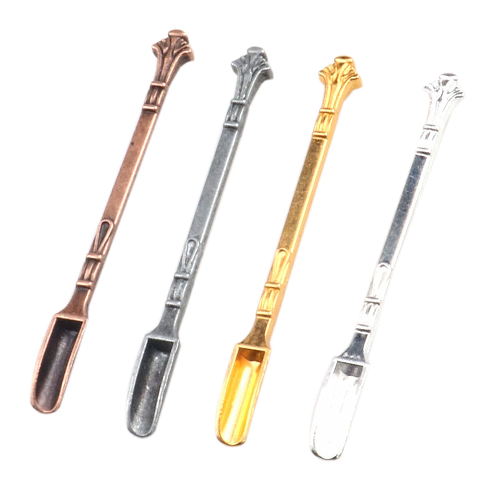 FRUTA 4 Pcs Mini Spoon Metal Spoon- 4 Colors