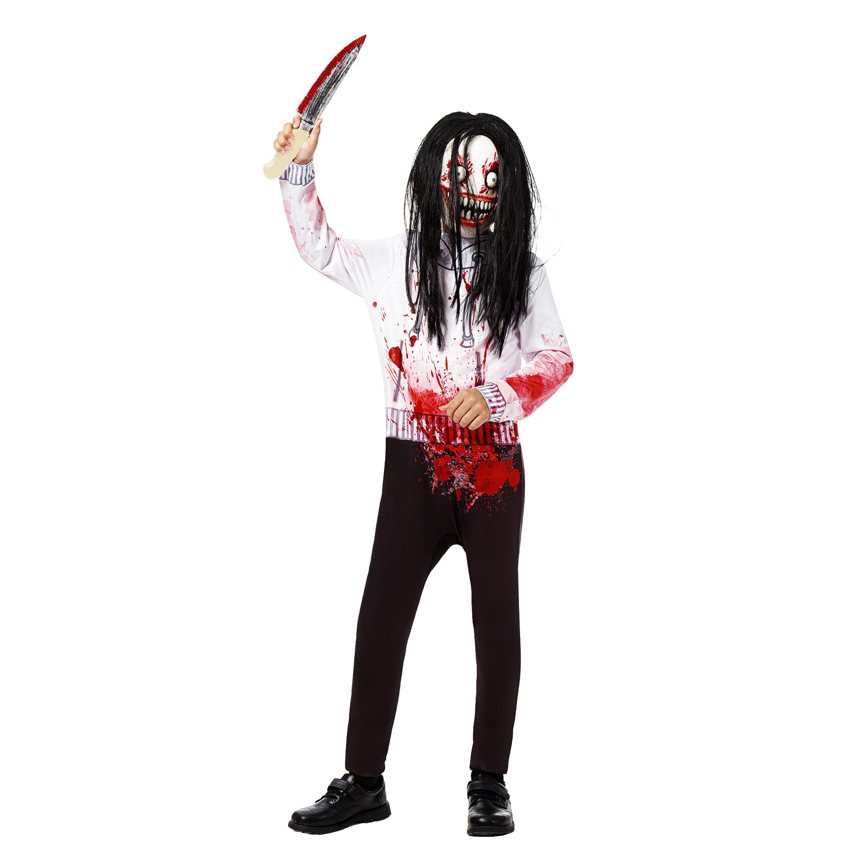 Funnlot Jeff The Killer Kids Halloween Fancy Dress Costume S