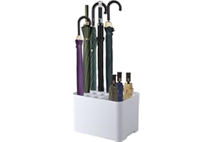yeshine Umbrella Holder for Entryway, Umbrella Storage Stands, Home Office Entry Umbrella Drainage Rack, with Removable Water Storage Tray, Can hold 15 Umbrellas, Keep Floor Dry Umbrella Stand Rack