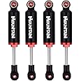 INJORA Internal Spring Damper Shocks for 1/10 RC Crawler Axial SCX10 90046 TRX-4 MST Redcat,4Pcs (100mm, Black)