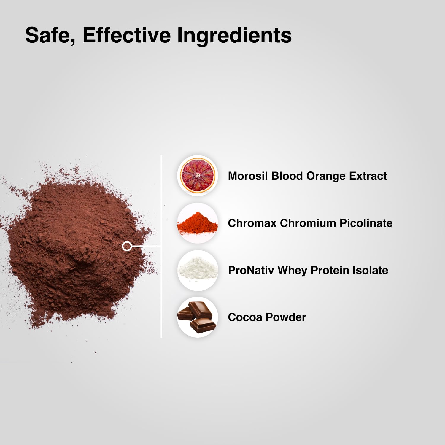 Mdrive Lean for Men, Protein Powder for Supporting and Preserving Lean Muscle Mass, Morosil Sicilian Blood Orange Extract, Chromax, Whey Protein, Blood Orange Chocolate Flavor, 30 Servings, 30oz