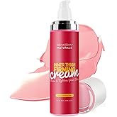 Inner Thighs Skin Firming Cream: Anti-Cellulite & Lifting Skin Cream for Legs - Instant Moisturizing Body Lotion for Women with Collagen Peptides, Hyaluronic Acid, Hibiscus, and Honey - 80ML