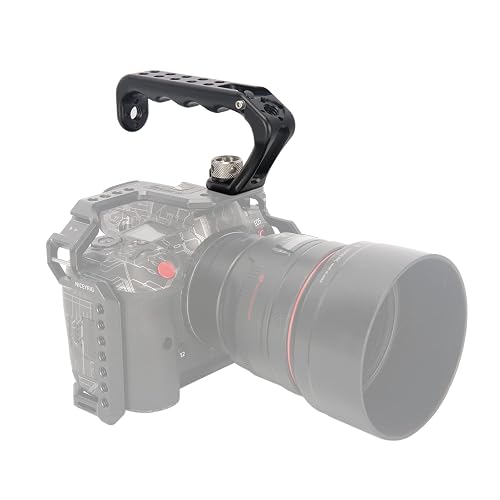 NICEYRIG Top Handle With Cold Shoe Mount - For DSLR, Sony, Canon, Nikon Camera Cages