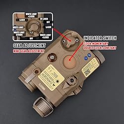 PEQ-15 Red/Green Laser Dot IR Indicator Sight with