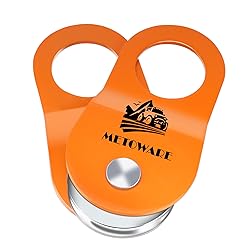 METOWARE Snatch Block Pulley,Heavy Duty 10 Ton
