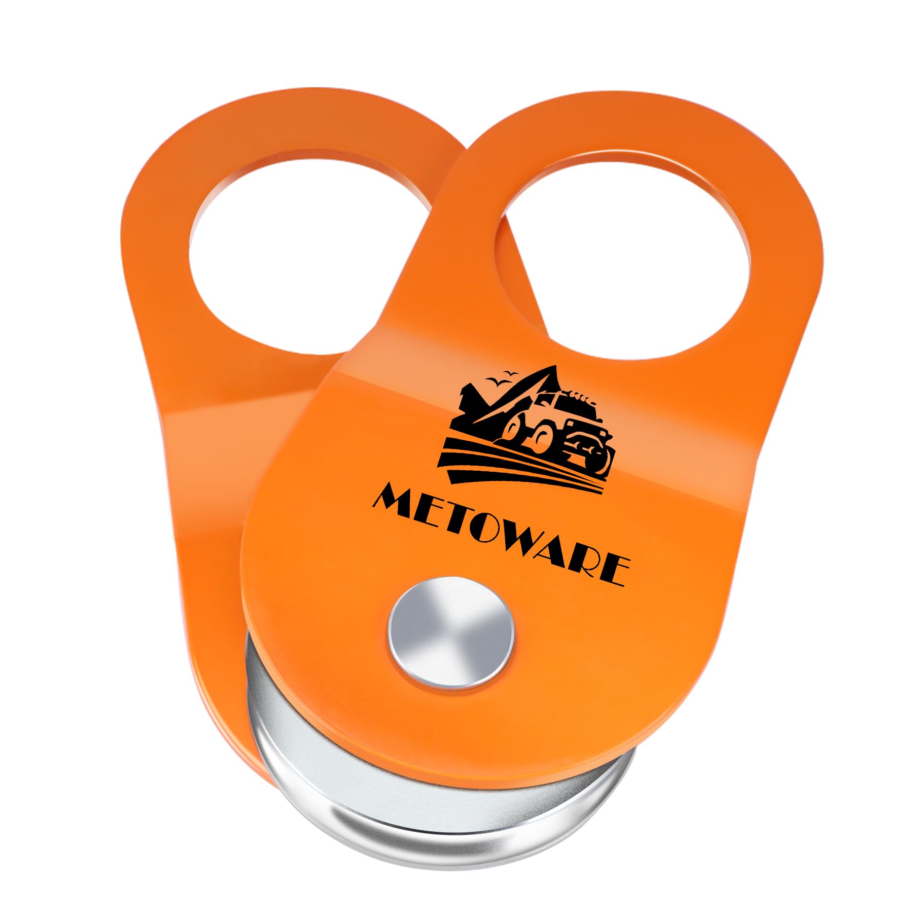 METOWARE Snatch Block Pulley,Heavy Duty 10 Ton