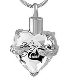 Eternal Harmony Heart Cremation Jewelry Urn for