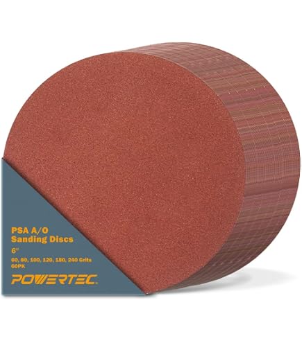 Uxcell 6" PSA Sanding Discs – 1500 Grit, 20-Pack, Aluminum Oxide Self-Stick For Random Orbital Sanders, Wood & Metal Dry Polishing