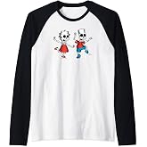 The Simpsons Lisa &amp; Bart Spooky Skeletons Halloween Raglan Baseball Tee