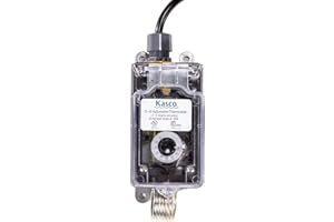 Kasco De-Icer Temperature Controller C-10 - Air Temperature Thermostat | Automatically Turn On/Off 120V De-icer | Operates B/W 0-80 °F