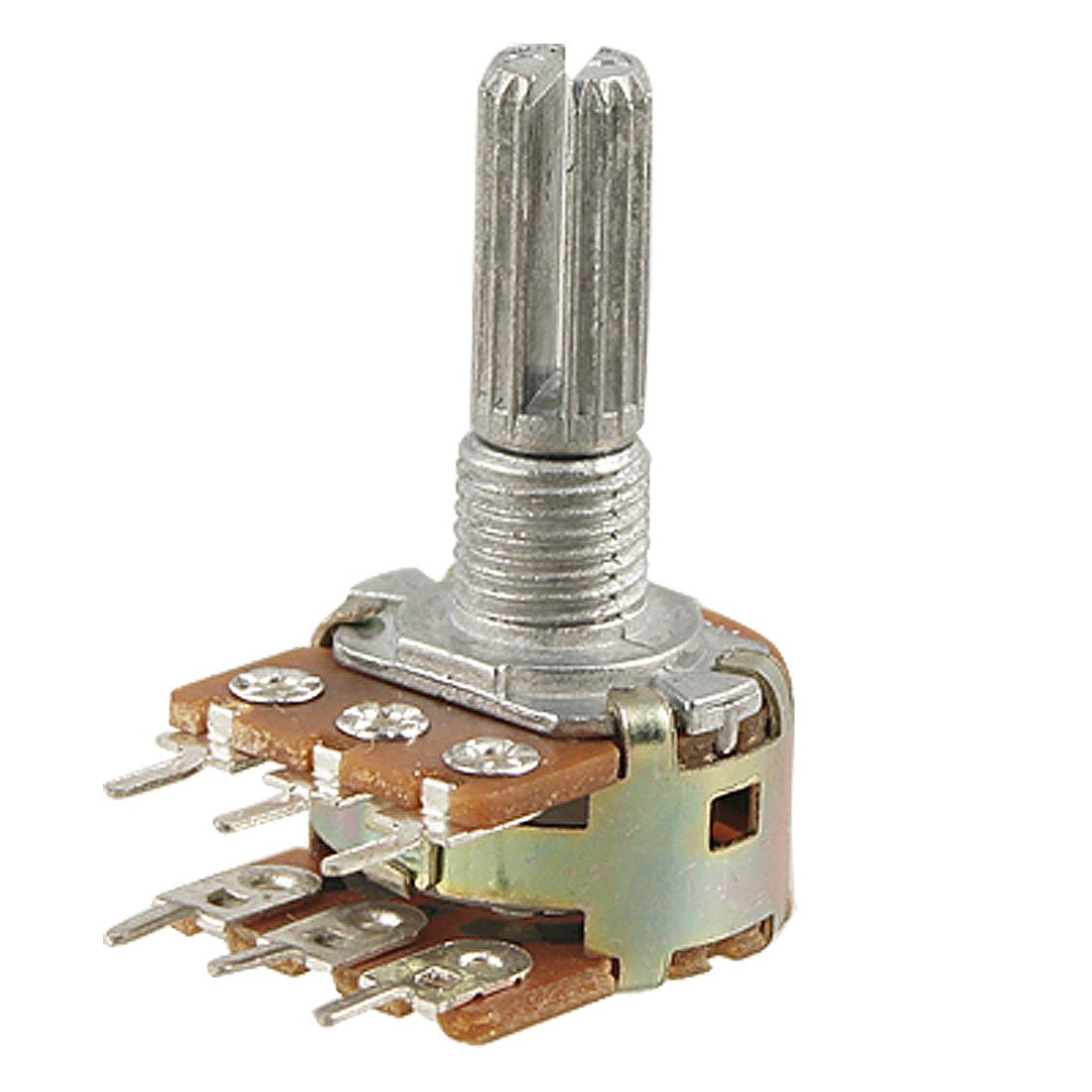 sourcingmap 100K Ohm B100K Linear Dual Rotary Taper Potentiometer Pot 10% Tolerance