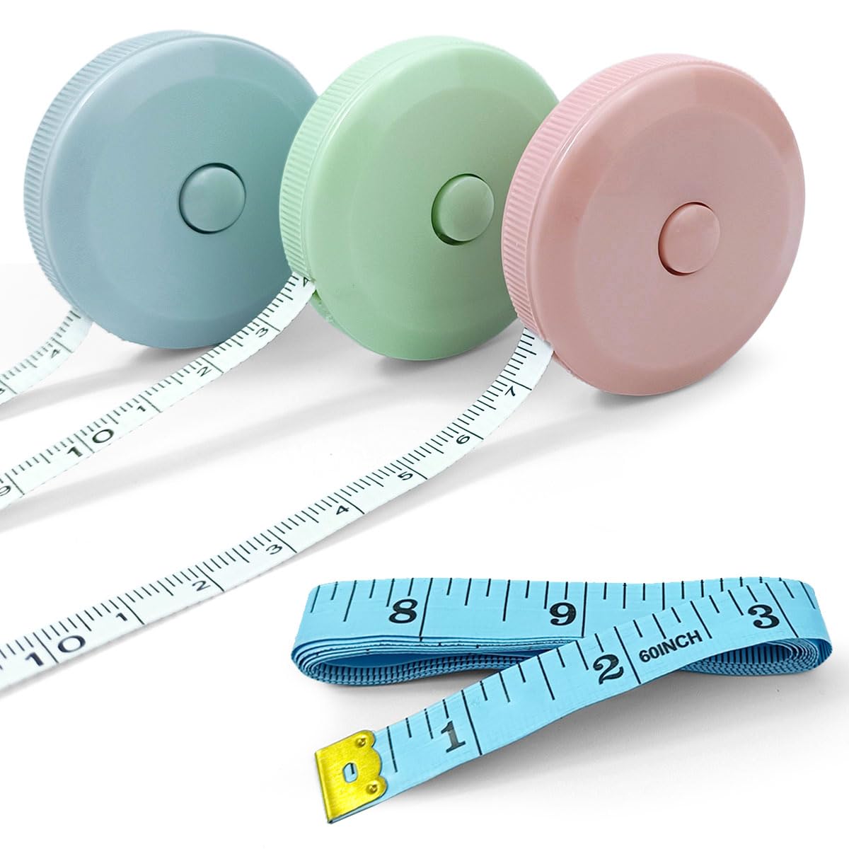 4 Pack Tape Measure Measuring Tape Tool for Body