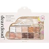 dearcloud Sky/Shadow – Buttercream Latte – eye shadow palette makeup with 10 Ultra-Fine Pigments & Dual-Ended eyeshadow brush (Buttercream Latte)