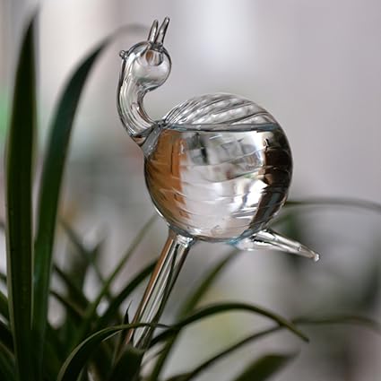 Amazon Com Yaku Automatic Potted Waterer Self Plant Watering Bird