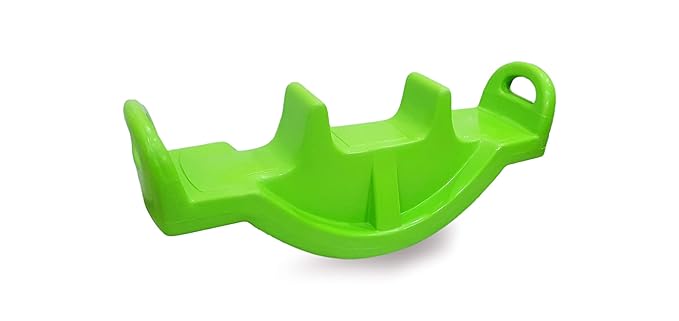 eHomeKart Playgro See Saw Rocker for Kids - Plastic See Saw Jumbo Rocker for Indoors and Outdoors - Perfect Toy for Boys and Girls of Age 1-8 Years - DIMESNSIONS: 118 x 32 x 45 cm (Green)