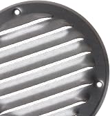 EUROPLAST Galvanised Round Air Vent Grille Cover Ø100mm 4in with Insect Mesh view 4