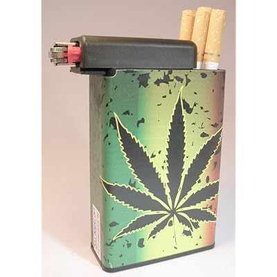pot cigarette holder Cigarette Case Marijuana Pot Plant Weed Built on Zambia